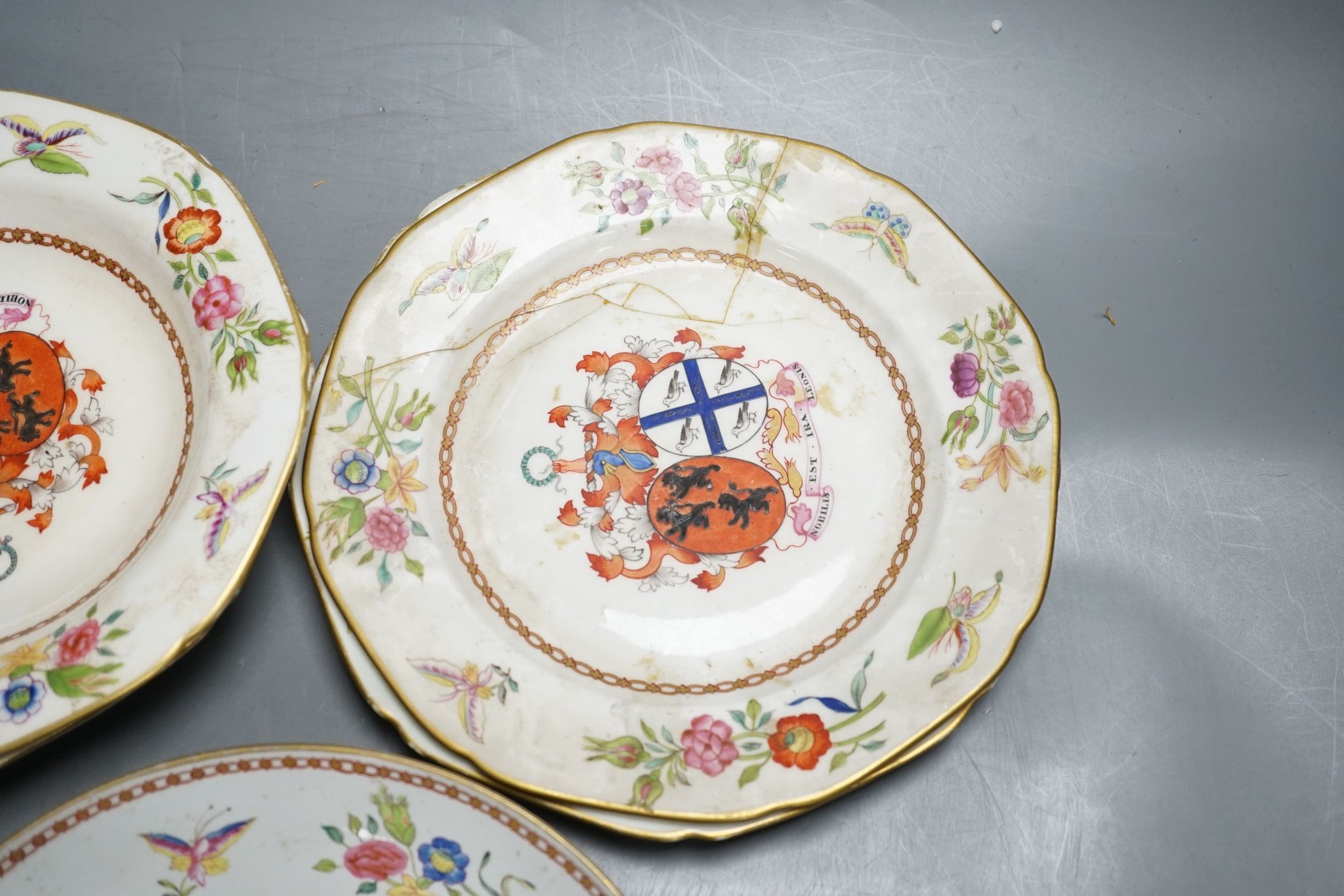 A Spode armorial part service (a.f.)